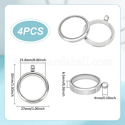 4 шт. подвески-медальоны из нержавеющей стали STAS-UN0061-63B