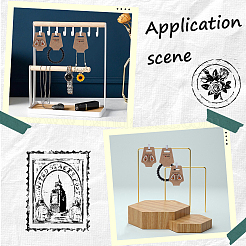 200 шт. картонные сложенные поверх бумажных дисплеев подвесные карточки CDIS-SP0001-01