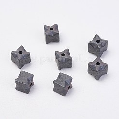Non magnetici perle ematite sintetico fili&nbsp;G-F396-38-4x4mm