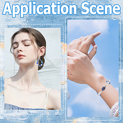 Прозрачные стеклянные бусины GLAA-SC0002-52