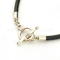 Натуральной кожи делает шнур браслет X-AJEW-JB00018-03