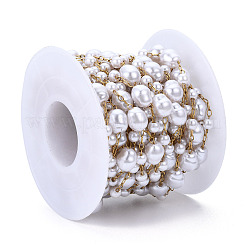 Абс пластиковые жемчужные цепочки из бисера CHS-N003-15