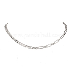 Цепочки из нержавеющей стали 304 с разнородными звеньями&nbsp;NJEW-JN05851