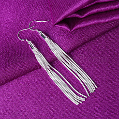 Латунная кисточка мотаться серьгами&nbsp;FS-WG3DBF1-01