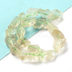 Необработанные грубые нити натуральных топазовых бусин G-P528-B02-02