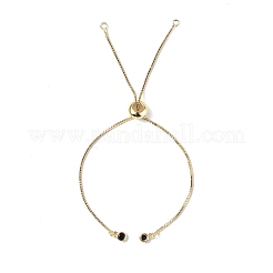 Покрытие стойки латунной коробкой слайдер цепи изготовление браслета KK-A142-017-01