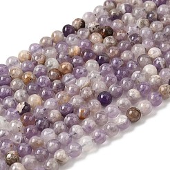 Нити из натуральных шевронных аметистовых бусин&nbsp;G-L552H-06A