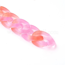 Прозрачные акриловые цепочки ручной работы&nbsp;FIND-WH0070-11D