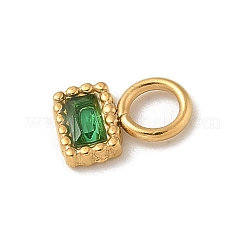 Ionenplattierung (IP) 304 Edelstahl mit Strass-Anhängern&nbsp;STAS-G351-11G-03