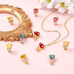 10pcs 5 pendentifs en alliage de couleurs&nbsp;FIND-CJ0005-72