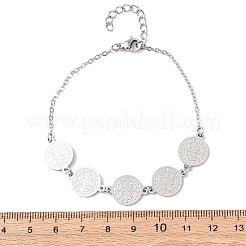 Браслеты из нержавеющей стали 304 Religion для женщин BJEW-F524-03P