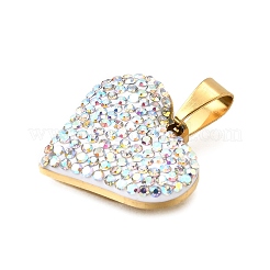 201 подвеска из нержавеющей стали и глины&nbsp;STAS-R166-02B-G