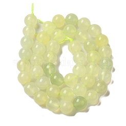 Природные новые нефрита круглые бусины нити G-L348-01-8mm