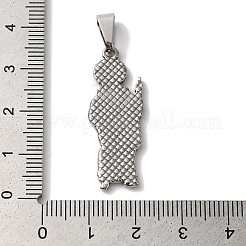 Pendenti in acciaio inox 304 con placcatura sotto vuoto pvd&nbsp;STAS-L081-037GP