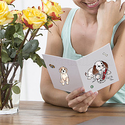 ПВХ пластиковые прозрачные штампы DIY-WH0439-0145