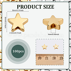 100 шт. Латунные бусины KK-PH0012-95