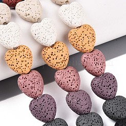 Бусы из натуральной лавы&nbsp;G-N257-19A-01