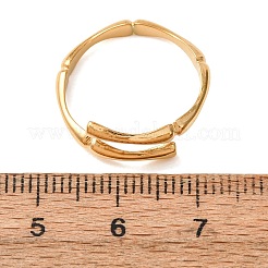 Anillos abiertos de acero inoxidable 304 para mujer&nbsp;SA-CBA6EDB-01G