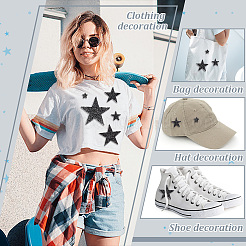 38 шт. 5-х видов звездочек из термопластичной смолы PATC-PH0001-06