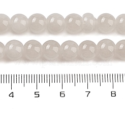 Выпечки окрашены имитация нефрита стекловолокна круглый шарик DGLA-XCP0001-17