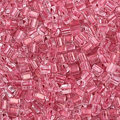 Прозрачные внутри цветные стеклянные бусины&nbsp;SEED-T007-13F