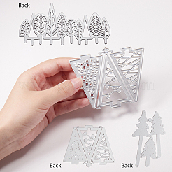 Weihnachtsbaum Rahmen Kohlenstoffstahl Stanzformen Schablonen&nbsp;DIY-CP0001-06