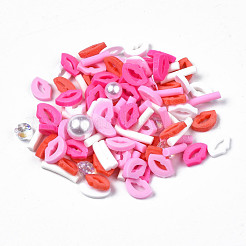 Кабошоны из полимерной глины ручной работы&nbsp;CLAY-N006-84