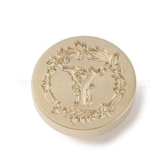 Cabeza de sello de latón con sello de cera en tono dorado&nbsp;LS-DIY-B079-01G-Y