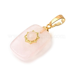 Ciondoli quazo rosa naturale&nbsp;G-T151-02F