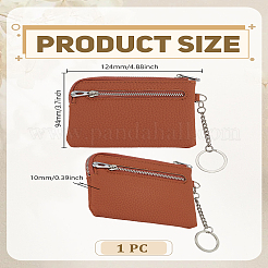 Кошельки из искусственной кожи на молнии&nbsp;ABAG-WH0048-34C