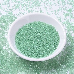 MIYUKIデリカビーズ  シリンダー  日本製シードビーズ  11/0  （db1483)透明ミント光沢  1.3x1.6mm  穴：0.8mm  約10000個/袋  50 G /袋&nbsp;SEED-X0054-DB1483