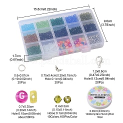 Набор для изготовления ожерелья с буквами своими руками DIY-YW0006-77