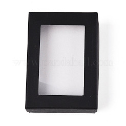 Прямоугольник День Святого Валентина представляет пакеты картонные коробки комплект ювелирных изделий CBOX-S001-90x65mm-02