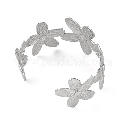 Браслеты-манжеты из нержавеющей стали 304 для женщин BJEW-G729-05P