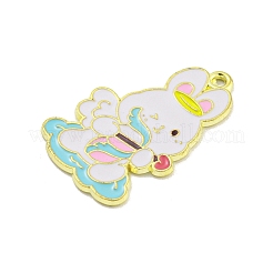 Подвески из сплава с эмалью ко дню святого валентина ENAM-Z015-03G-011