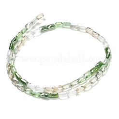 Стеклянные бусины с гальваническим покрытием  EGLA-P068-01A-07