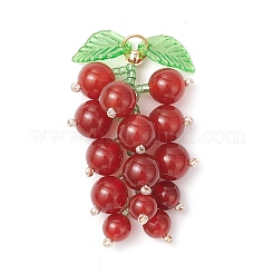 3 шт. 3 стиля подвески из натурального аметиста PALLOY-MZ00872