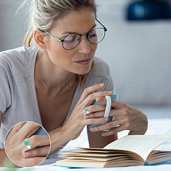 20 шт. 2 стиля регулируемых колец для пальцев из нержавеющей стали 304 STAS-UN0057-19B