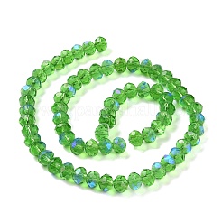 Стеклянные бусины с гальваническим покрытием &nbsp;EGLA-A034-T8mm-L08