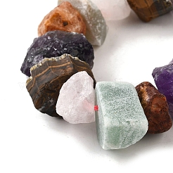 Нити из бусин из натурального аметиста G-I283-F17