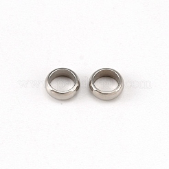 Perlas de engarce de acero inoxidable 304&nbsp;STAS-WH0029-06C-01