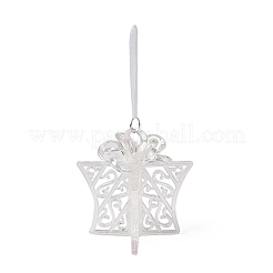 Рождественские прозрачные акриловые большие подвесные украшения HJEW-F017-03