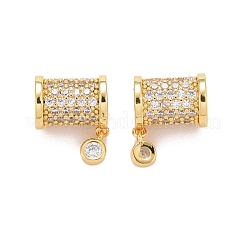 Стойки обшивки латунь микро проложить кубического циркония бусы KK-I689-20G