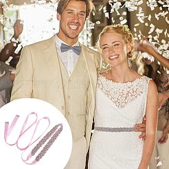 Свадебные ремни из полиэстера&nbsp;DIY-WH0043-02B