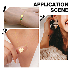 300 шт. 2-цветные латунные соединительные кольца с покрытием KK-BBC0002-25