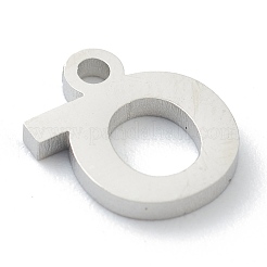 Breloques en acier inoxydable 304 anti-ternissement&nbsp;STAS-G244-01S