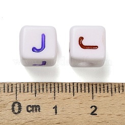 Непрозрачные акриловые бусины OACR-I022-01J