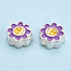 925 бусина из стерлингового серебра с эмалью STER-T008-36B