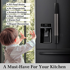 3 пара чехлов на дверные ручки из искусственной кожи (3 стиля)&nbsp;FIND-MA0001-21A