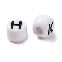 Непрозрачные акриловые бусины&nbsp;OACR-M020-01B